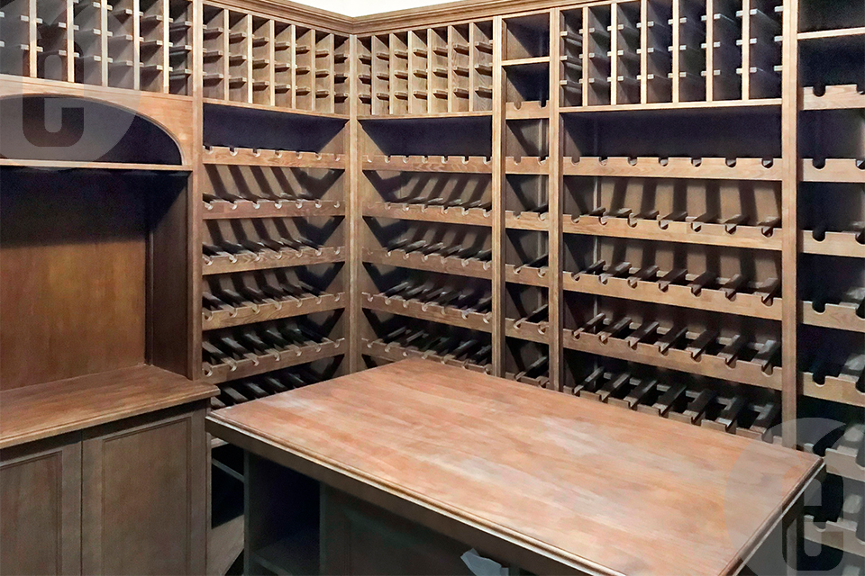 Подбор стеллажей для хранения вина