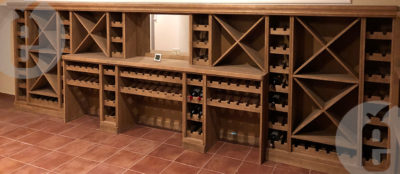 Купить винный шкаф для винной комнаты в частном доме